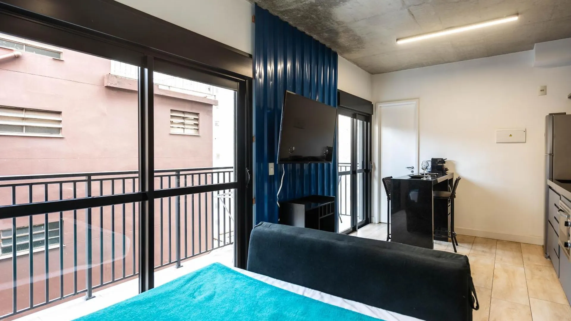 94 Design Studio Com Vaga Av Paulista, Augusta San Paolo Appartamento